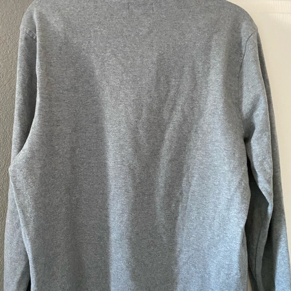 Taso Elba Mens Gray Cotton Pullover Sweater Size L - Picture 2 of 3